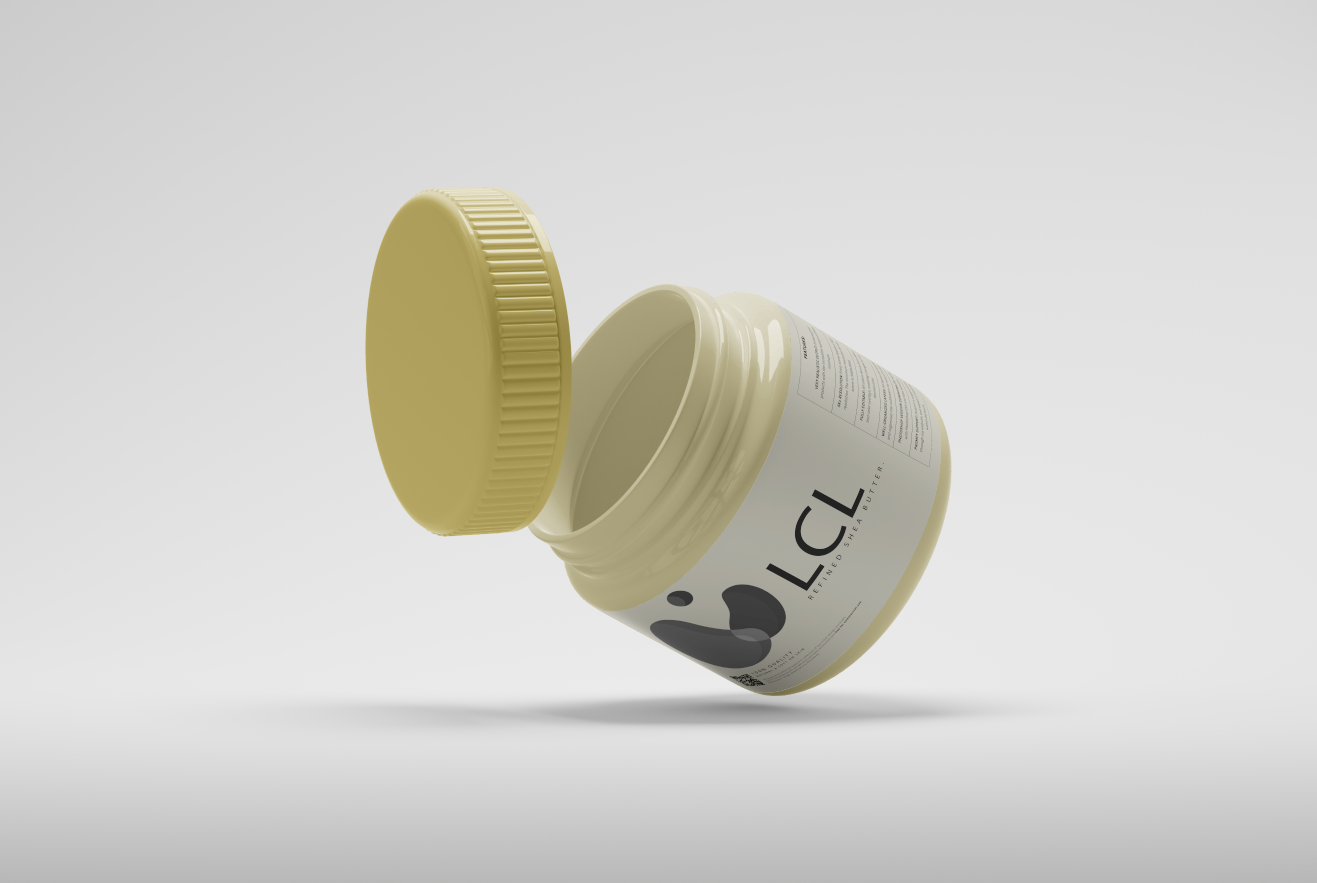 Shea butter package mockup