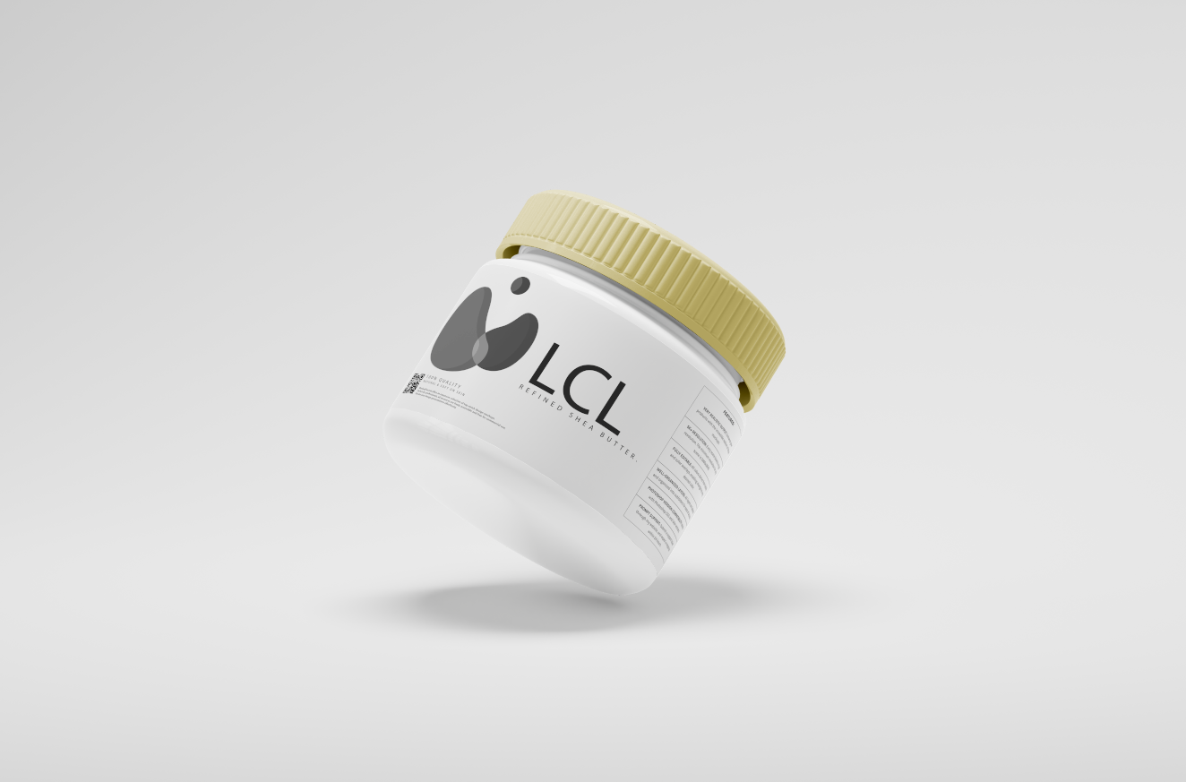 Shea butter package mockup